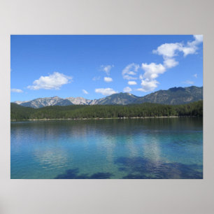 Eibsee Bavarian Alps Poster