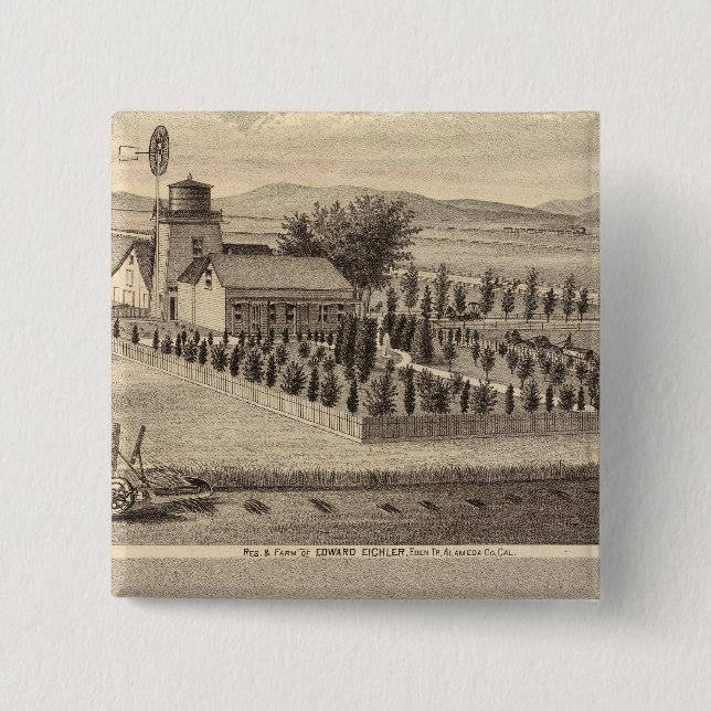 Eichler, Meyer residences 15 Cm Square Badge (Front)