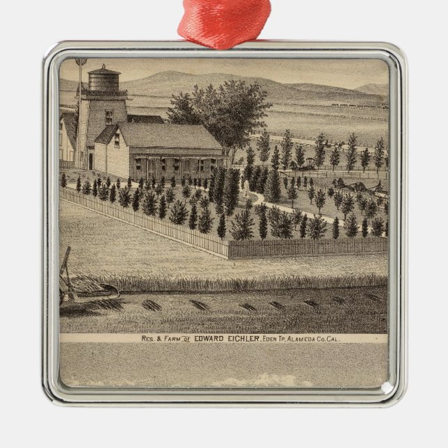 Eichler, Meyer residences Metal Tree Decoration (Front)