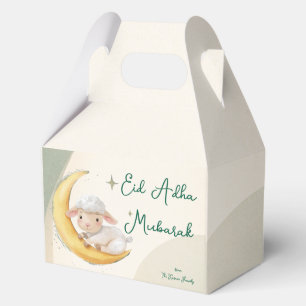 Eid  Al Adha Dusty Green cute Sheep Dinner  Favour Box