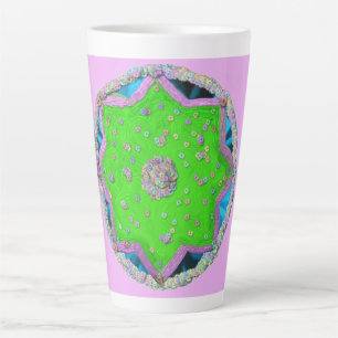 Eid al-Adha floral 8-pointed star Latte Mug
