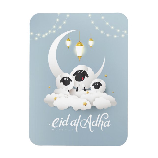 Eid-Al-Adha-Greeting-Card  Holiday Card Magnet (Vertical)