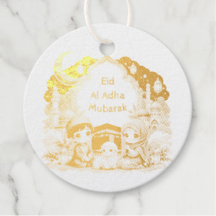 Eid Al Adha Mubarak Islamic Muslim Holiday Favour Tags