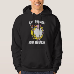 Eid Al-Adha Mubarak Sheep eat Turkey Muslim Eid Hoodie