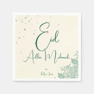 Eid  Al Adha Sage Green Dinner  Napkin