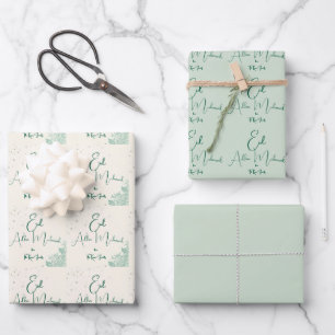 Eid Al Adha Sage Green Wrapping Paper