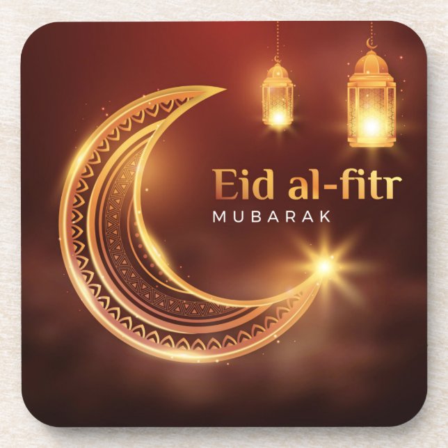 Eid Al-Fitr Mubarak Coaster (Front)