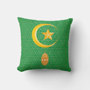 Eid al Fitr Mubarak Ramadan Kareem Moon Star Cushion