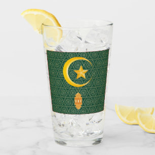 Eid al Fitr Mubarak Ramadan Kareem Moon Star Glass