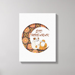 eid aladha mubarak 2023 canvas print