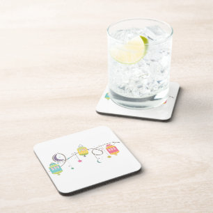 Eid Cork-Backed Coasters