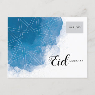 Eid Corporate Postcard - Blue