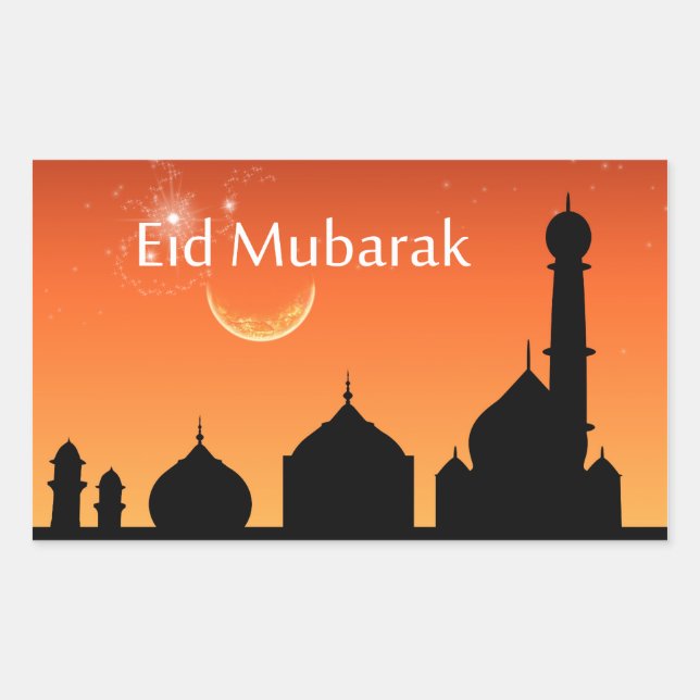 Eid Evening Sky - Sticker (Front)