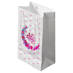 Eid flowers  small gift bag