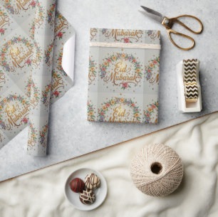 Eid Gift Wrapping Paper EID Mubarak Gift Paper 