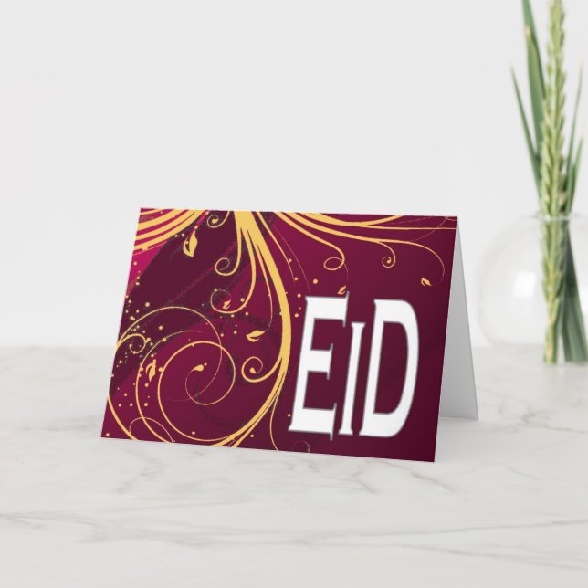 Eid greeting card (Front)