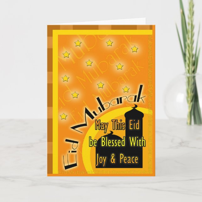 Eid Greeting Cards (Front)