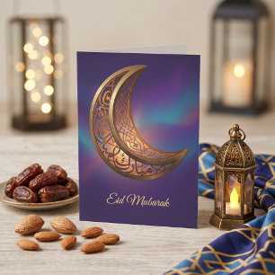 Eid Lantern Mubarak Modern Eid Art Holiday Card