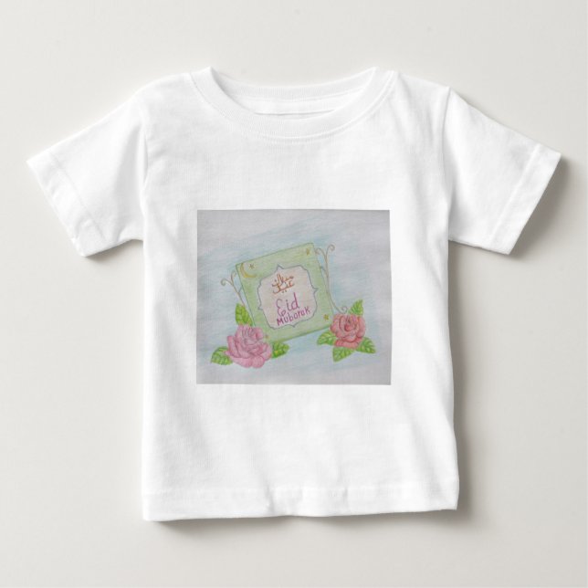 EId Mubarak Baby T-Shirt (Front)