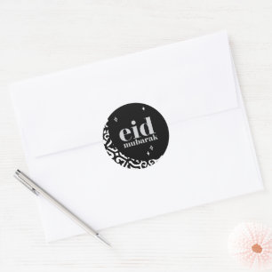 Eid Mubarak  Classic Round Sticker