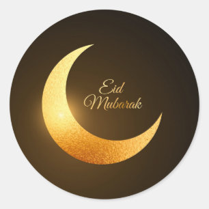 Eid Mubarak Classic Round Sticker
