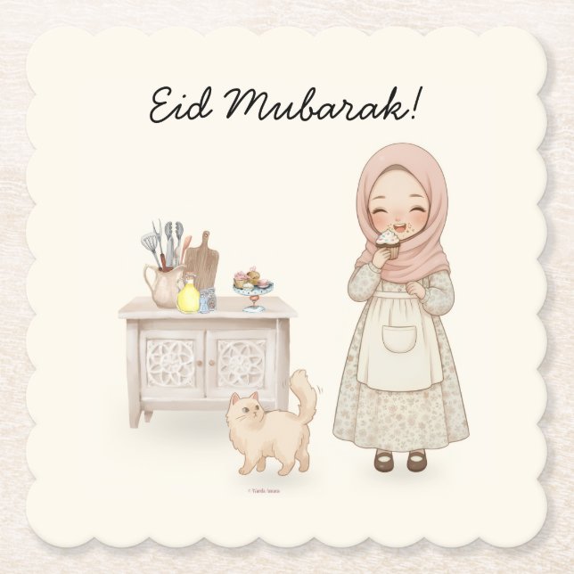 Eid Mubarak Coaster (Front)
