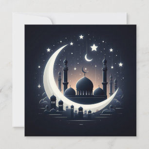 Eid Mubarak Customisable Greetings Text Holiday Card