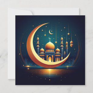 Eid Mubarak Customisable Greetings Text Holiday Card