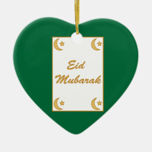 Eid Mubarak Eid al Fitr Ceramic Tree Decoration