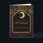 Eid Mubarak Family Greeting Card<br><div class="desc">Eid mubarak greeting card designed to be quickly and easily customized to your specifics.</div>