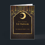 Eid Mubarak Family Greeting Card<br><div class="desc">Eid mubarak greeting card designed to be quickly and easily customized to your specifics.</div>