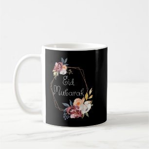 Eid Mubarak Floral Islamic Gift for Muslim Woman Coffee Mug