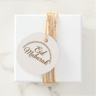 Eid mubarak for eid fitr gift tag