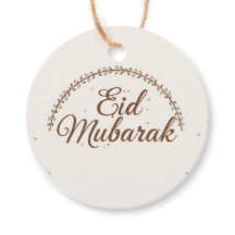 Eid mubarak for eid fitr gift tag