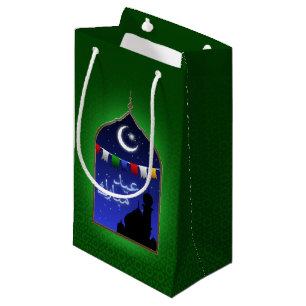 Eid Mubarak Garland Moon Small Gift Bag