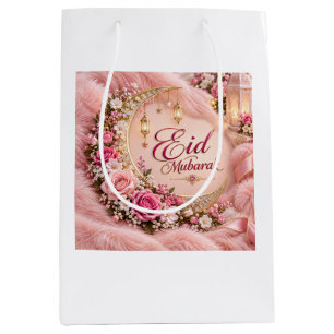 Eid Mubarak Gift Bag Floral Islamic Gift Bag