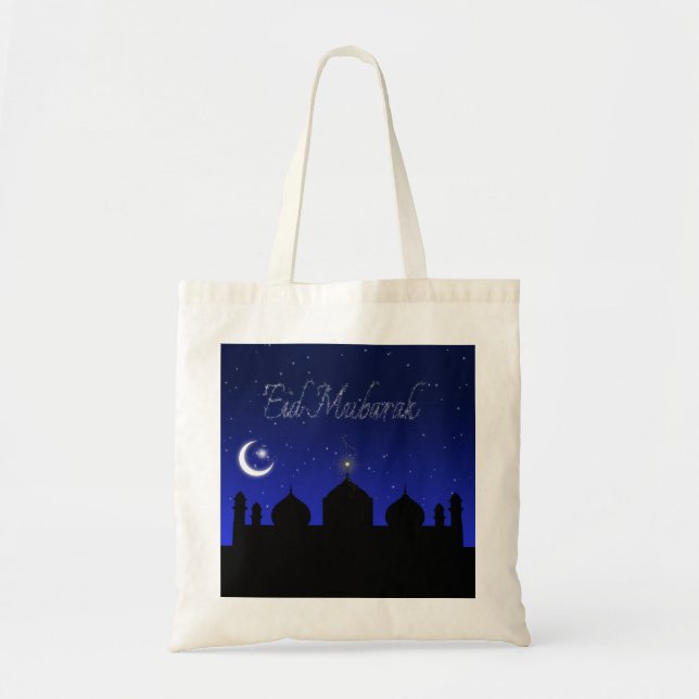 Eid Mubarak Greeting - Budget Tote (Front)