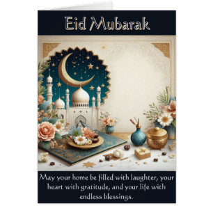 Eid Mubarak Greeting Card