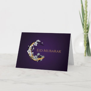 Eid Mubarak - Happy Eid - Floral Card