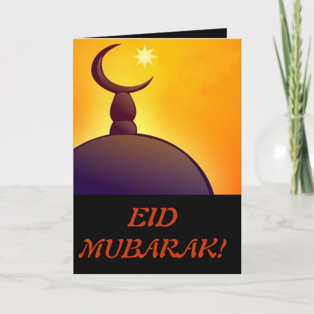 Eid Mubarak - Happy EID - Muslim Holiday (Front)