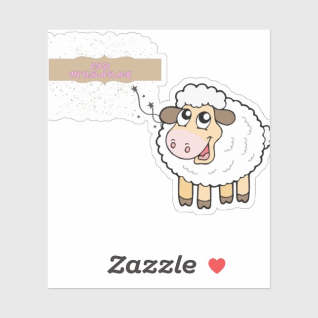 Eid Mubarak Islamic Arabic Calligraphy-Eid al-Adha (Sheet)