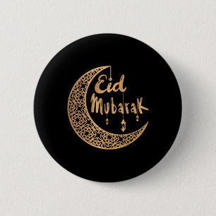 Eid Mubarak Kareem Islamic Fasting Kids Women Men 6 Cm Round Badge