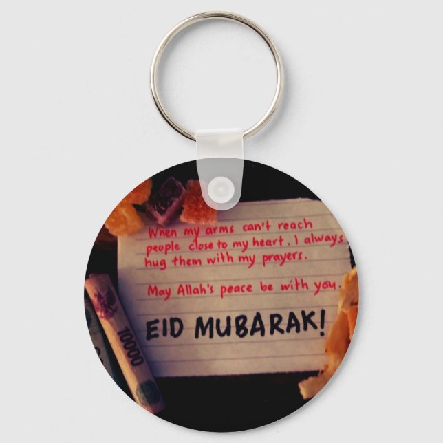eid-mubarak key ring (Front)
