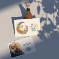 Eid Mubarak Moon and Sun fantasy Photo Greeting