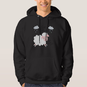 Eid Mubarak Muslims  Sheep Cute Curly Halal Sheep Hoodie