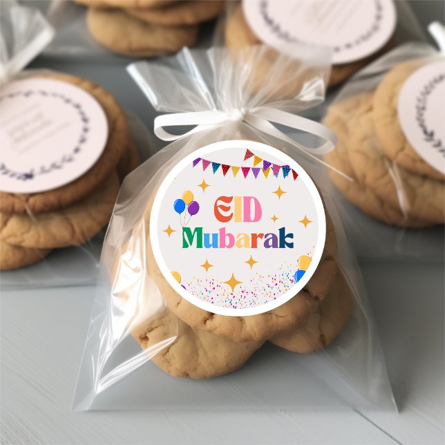 Eid Mubarak Party Favor Sticker (Creator Uploaded)