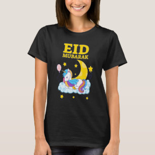 Eid Mubarak Present for kids Mom Girls Eid Mubarak T-Shirt