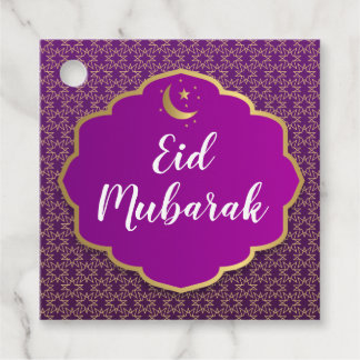 Eid Mubarak Purple Tag