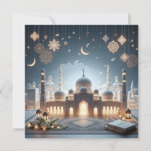 Eid Mubarak Ramadan Customisable Greetings Text Holiday Card