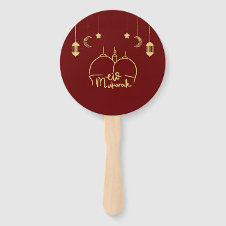 EID MUBARAK RAMADAN  HAND FAN